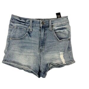Kendall + Kylie Size 3 26 Womens Shorts Denim Jean High Rise The Drifter Stretch